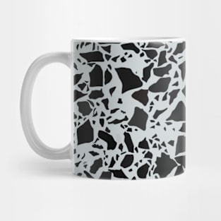 Monochrome Terrazzo Pattern Mug